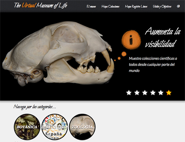 Abre sus puertas on-line el Museo Virtual de la Vida